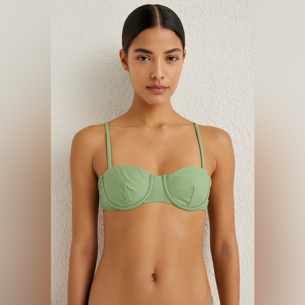 J Crew Balconette Balconette Underwire Bikini Top NWT
